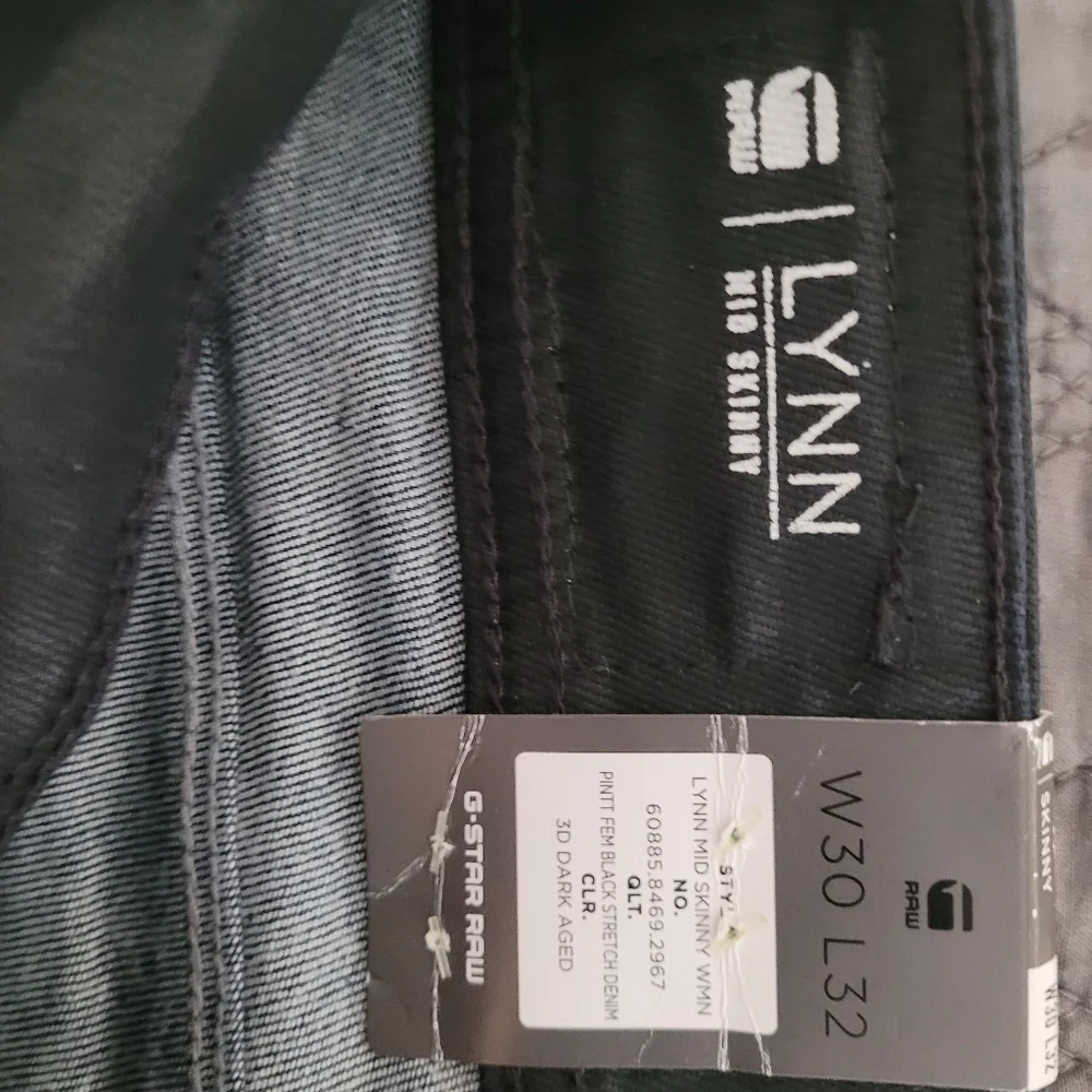 G-Star Raw Lynn Mid Waist Skinny Black Jeans Women's Size 30x32 - Picture 3 of 6